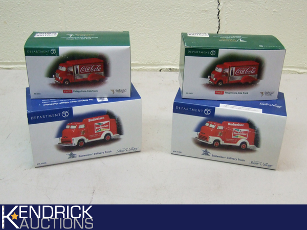 Lot of New Department 56 Coca Cola