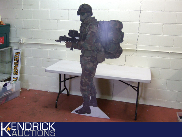 High End Lifelike Cut-Out Soldier Training Target