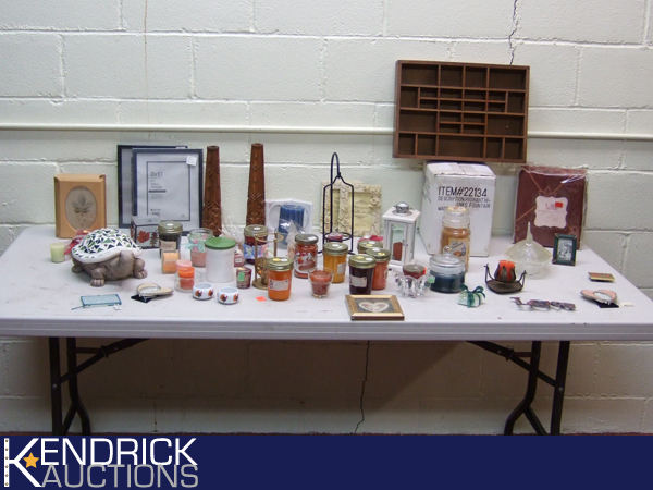 Lot of Various New Candles and Decor Items