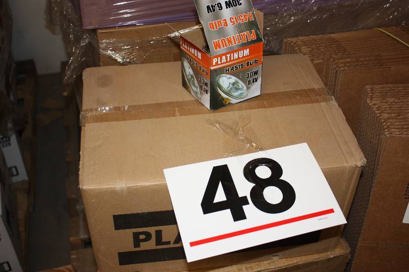 Case of 24 Platinum H4515 30W 6.4V Bulbs