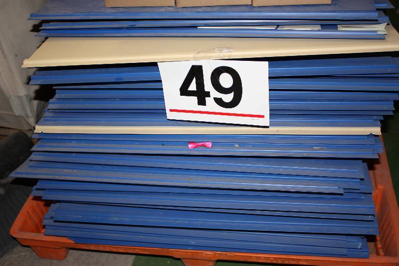 Pallet of 75 Plastic Retail Sign Boards