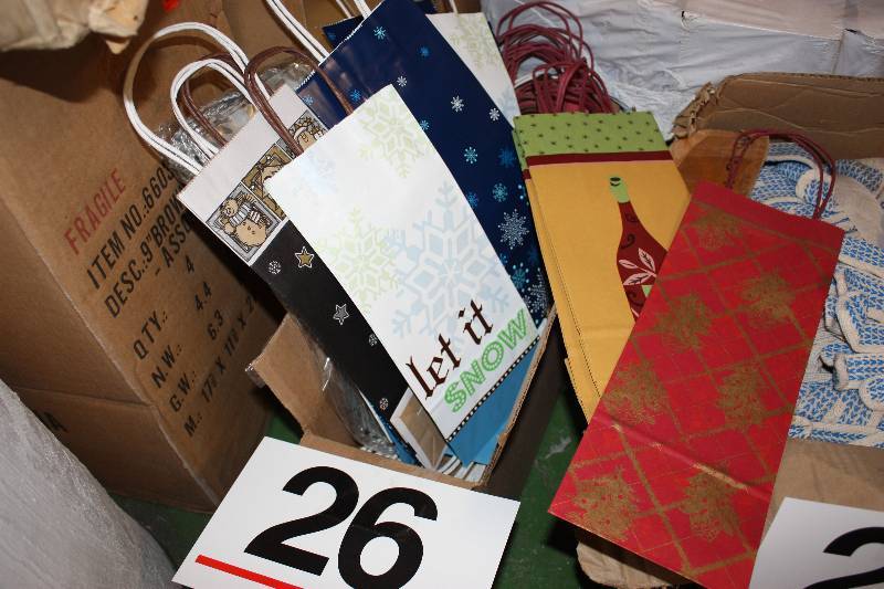 50 Holiday Bottle Bags with handles