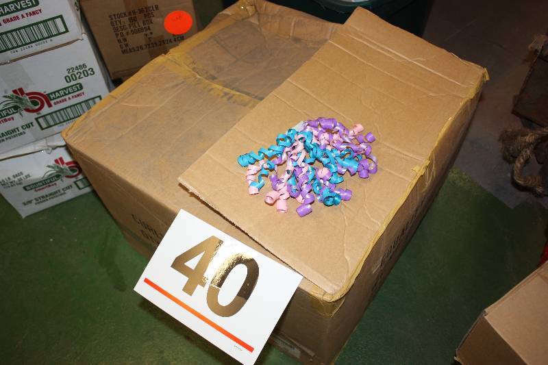 Case of 300 Purple, Pink & Blue Curly Bows