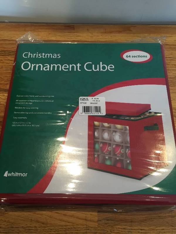 New Christmas Ornament Cube