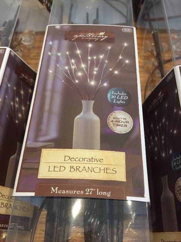 Lot of 6 Lighted Led Branches