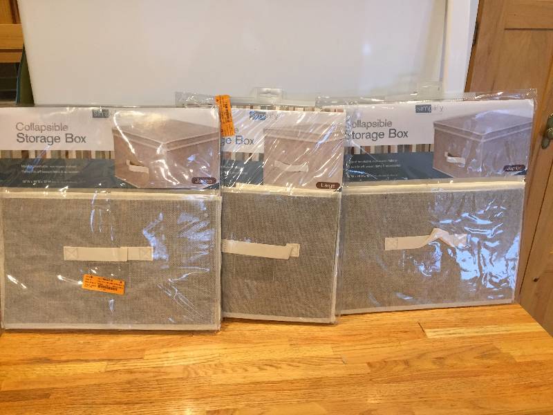 New Collapsible Storage Box