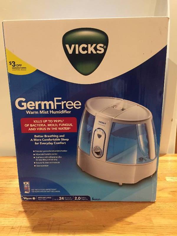 Vicks Germ Free Warm Mist Humidifier