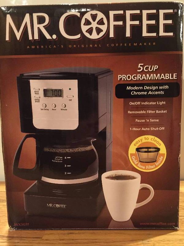 Mr Coffee 5 Cup Coffee Maker