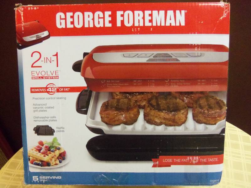 George Foreman 2-in-1 Evolve Grill System