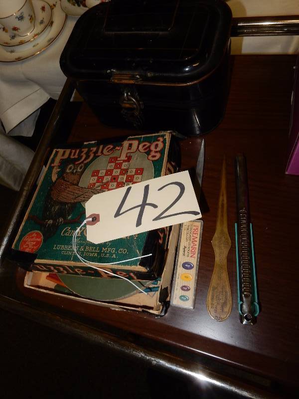 Misc. Antique items as pictured..