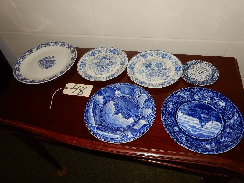 A lot of the BLUE type plates.. See close-ups.. Bring your own packaging material