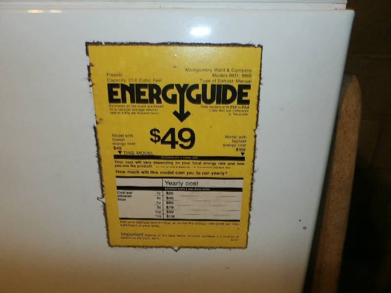 Montgomery Ward Freezer.