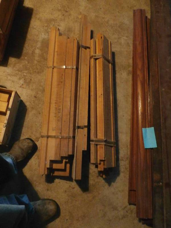 bundled wood.