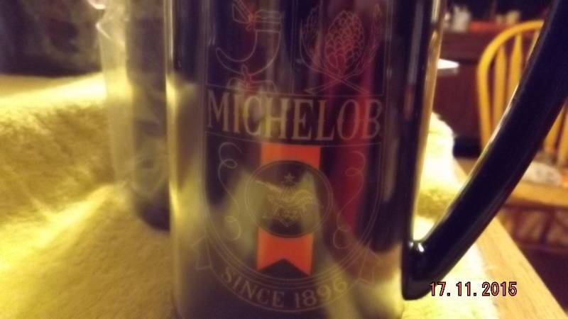 Set of 6 New Michelob Beer Mugs