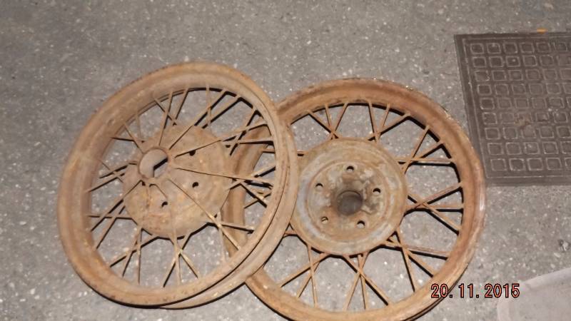 Lot of 2 Model A Rims