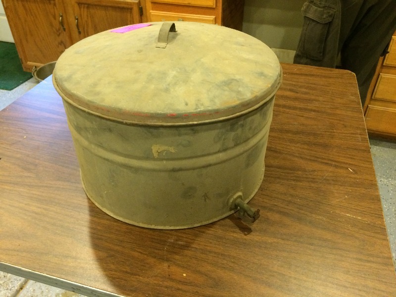 Vintage - Storage Container wlid   measures 15 w x 9 high