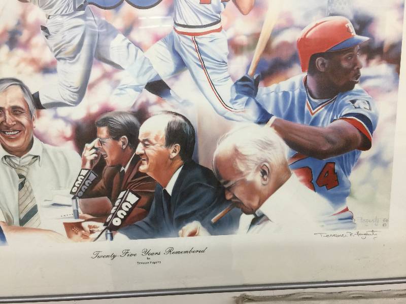 lot 32 image: Terrence Fogarty 25 Yrs Remembered, Commemoration of 25 yrs of MN Twins