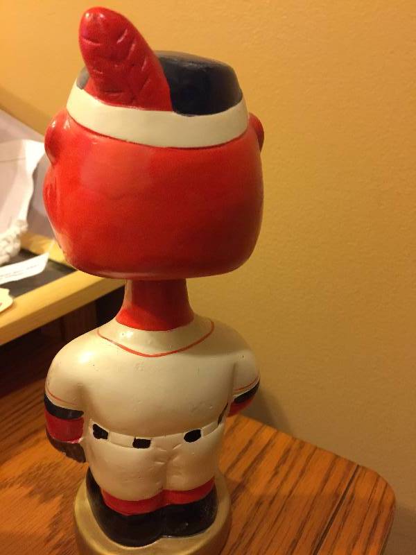 lot 31 image: Cleveland Indians Bobblehead Mascot, Twins Enterprises