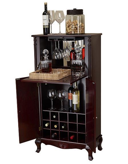 alcove Wine Cabinet in Cherry
