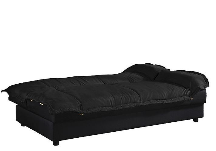San Paulo Click - Clack Sofa with Cover Dk Brown