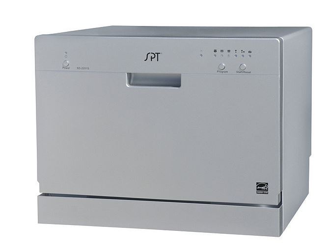 SPT Countertop Dishwasher - Silver