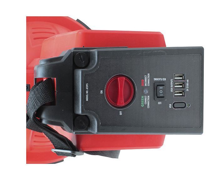 Mobile Power Searchlight wJump Starter