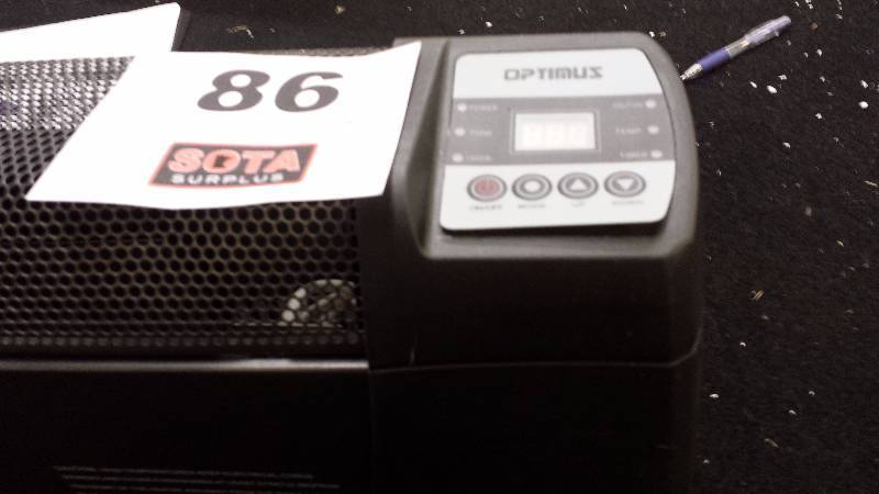 Optimus 30 Baseboard Convection Heater Black