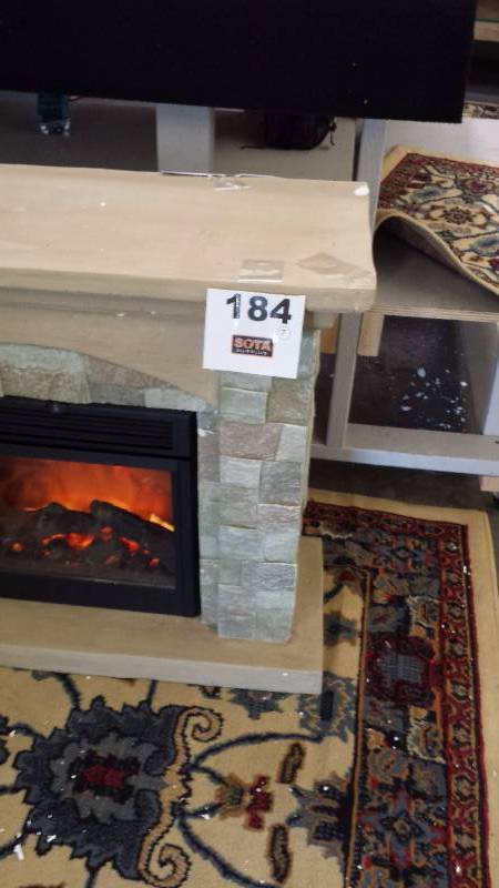 Cypress Electric Fireplace Wremote