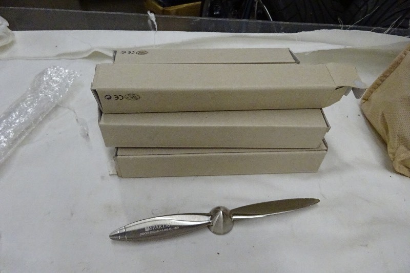 Lot of 9 paper weights propellers