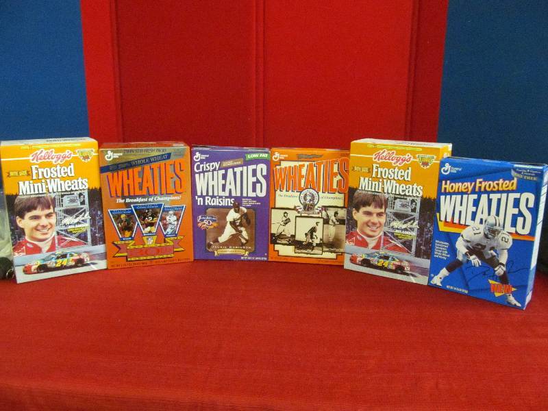 Collectible cereal boxes