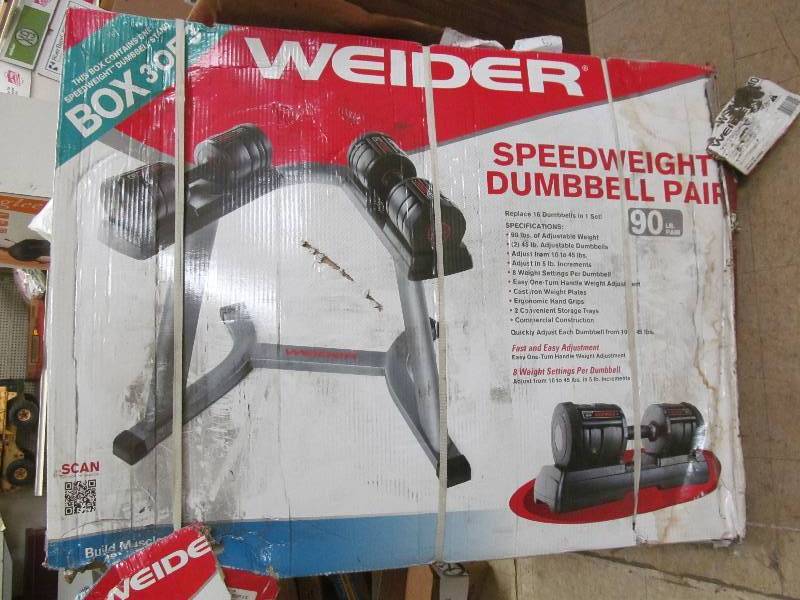 Weider dumbbell