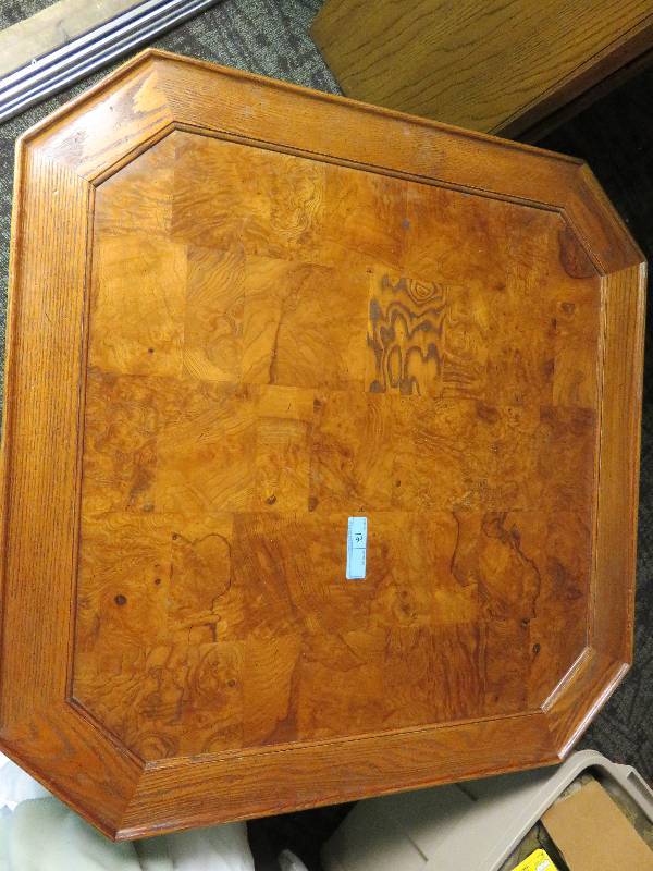 lot 12 image: Solid wood coffee table