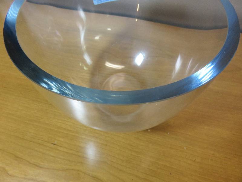 lot 57 image: Heavy Crystal Bowl