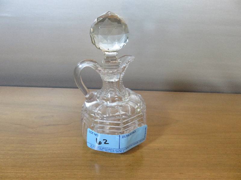 lot 62 image: Lead Crystal decanter