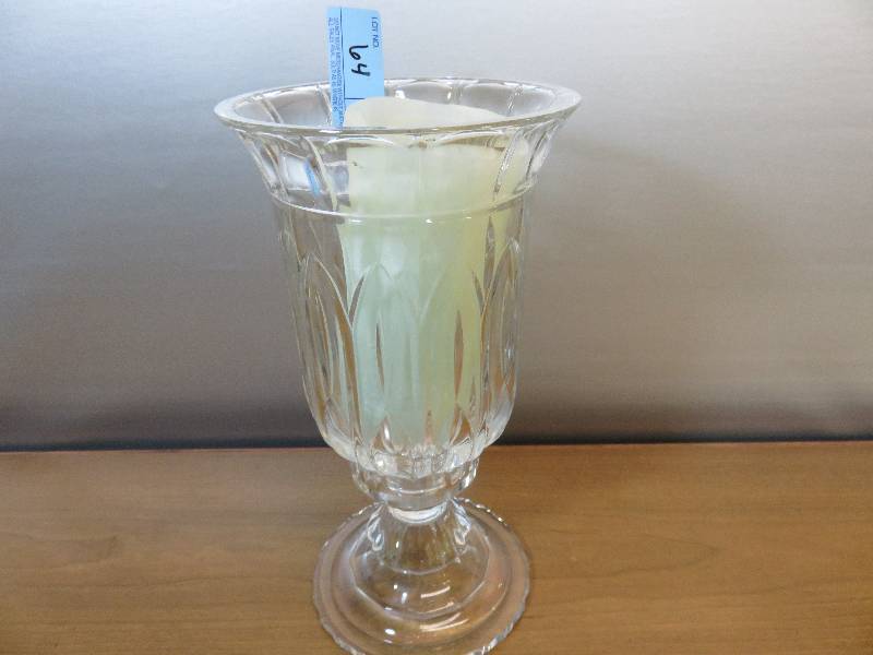 lot 64 image: Crystal Candle Holder