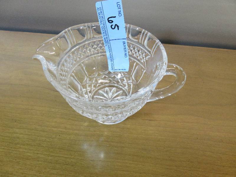 lot 65 image: Crystal Creamer