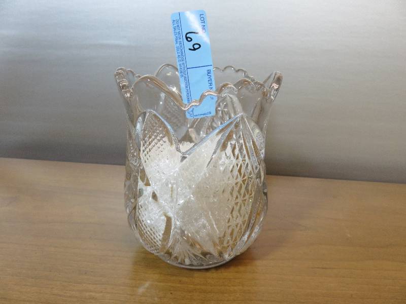 lot 69 image: Waterford Crystal Candle Holder