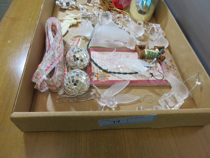 lot 74 image: Large Lot of Assorted Christmas Ornaments