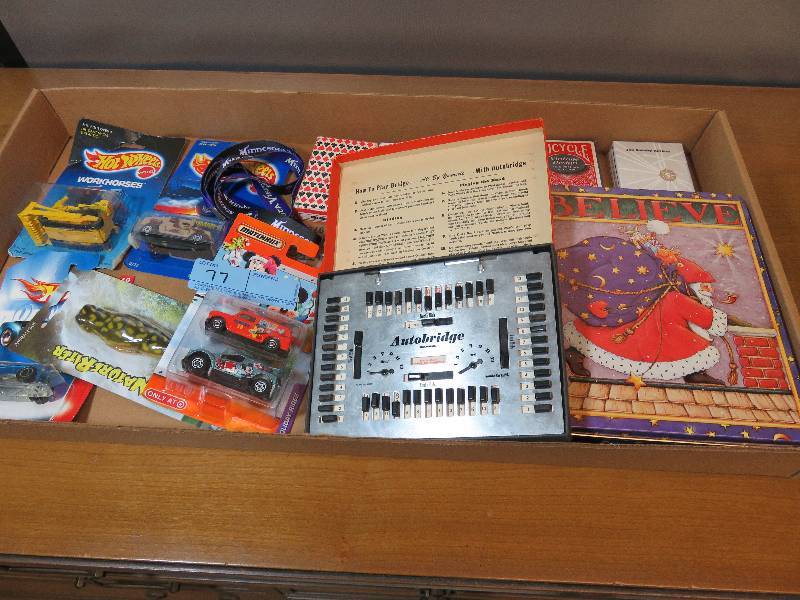 lot 77 image: Large Lot of Cards, Toys, and Misc.