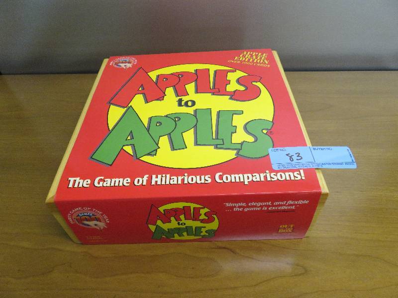 lot 83 image: Apples to Apples Games Apple Crate Edition
