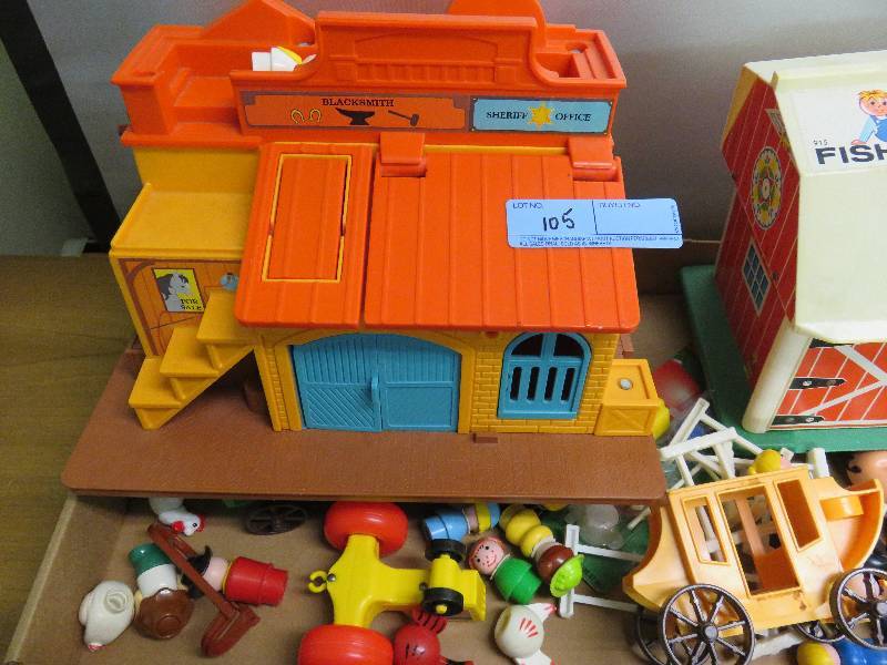 lot 105 image: Lot of Fischer Price Toys