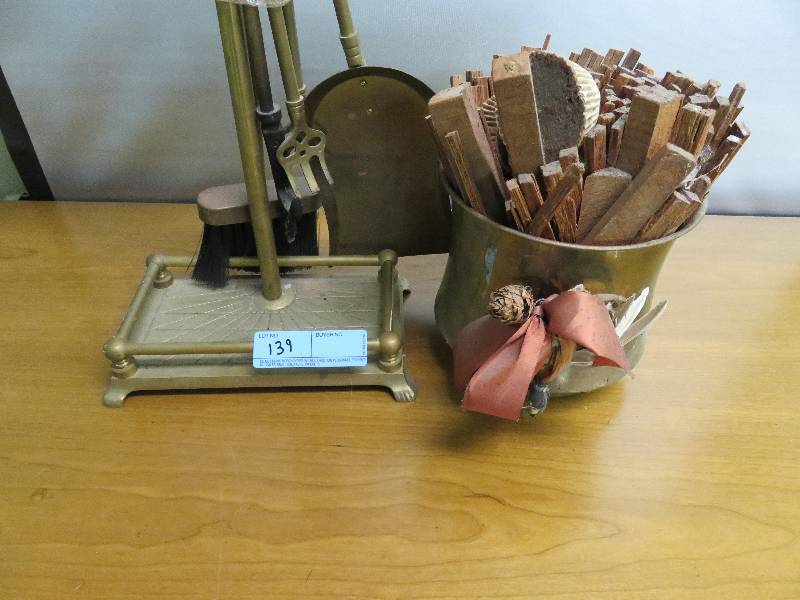 lot 139 image: Fireside Set