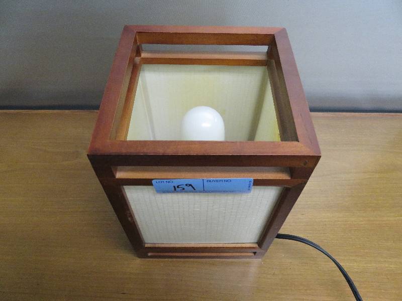 lot 159 image: Square Table Lamp