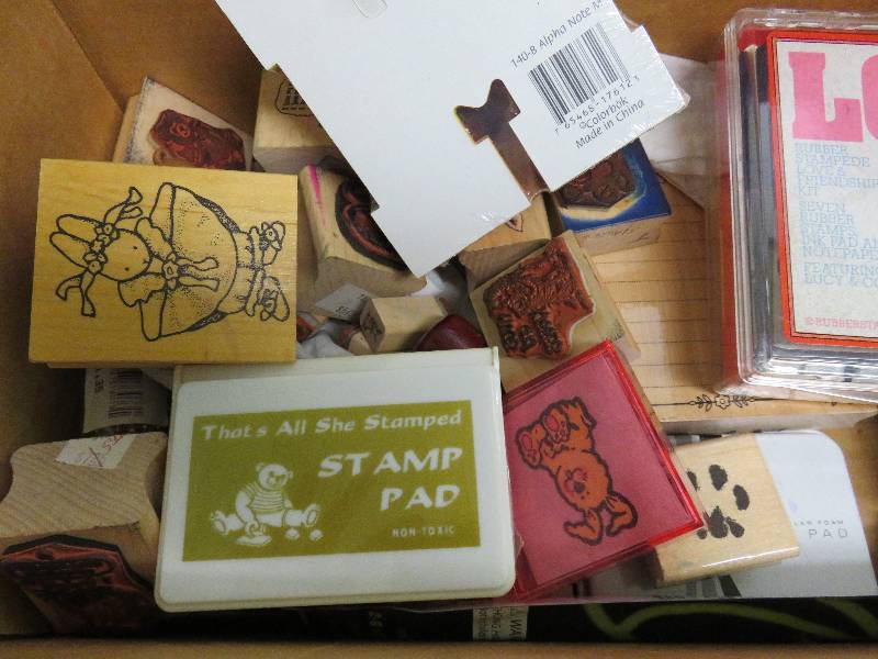 lot 161 image: Lot of Craft Stamps and Stickers