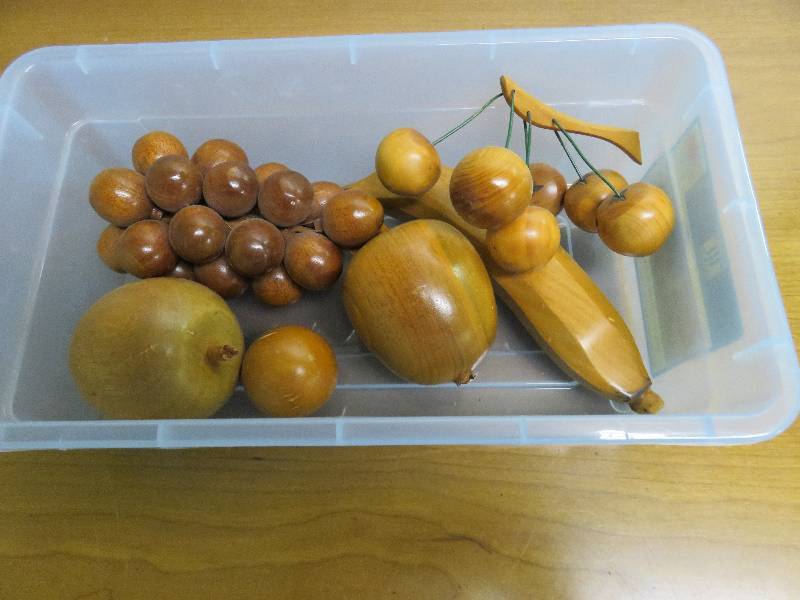 lot 169 image: Wooden Fruit