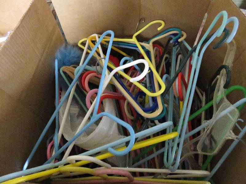 lot 193 image: 2 Large Boxes of Hangers