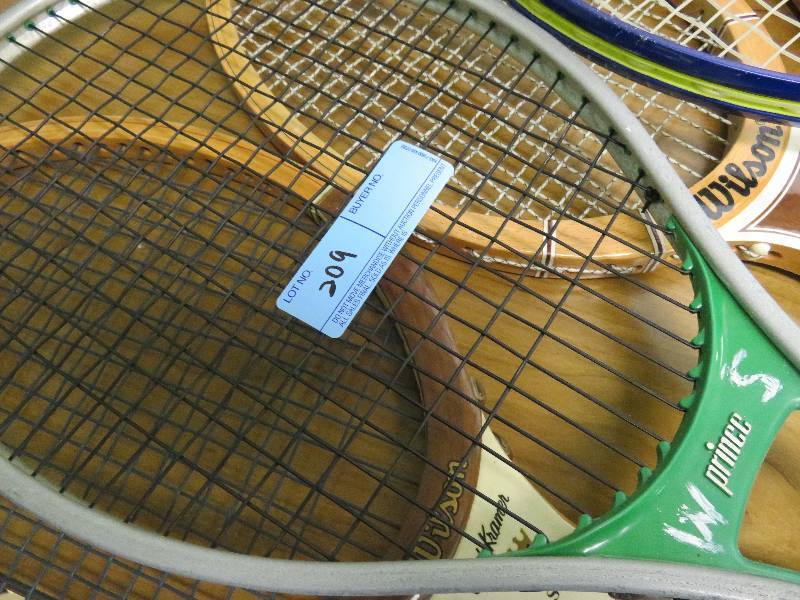 lot 209 image: Tennis Rackets