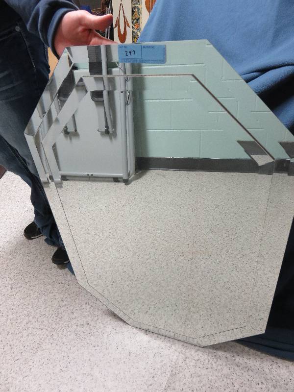 lot 247 image: Large Beveled Mirror