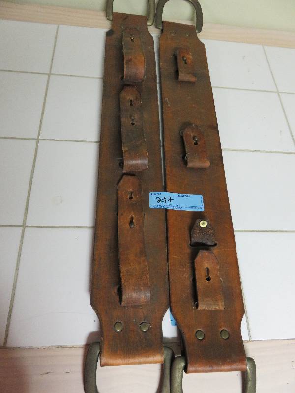 lot 277 image: Set of 2 Western Cinch Wall Hangings