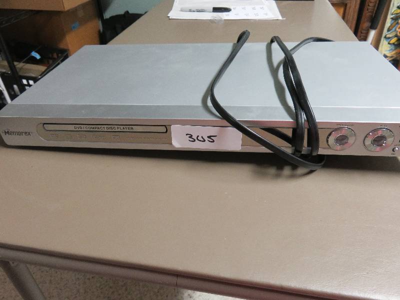 lot 305 image: Memorex DVDVCompact Disc Player